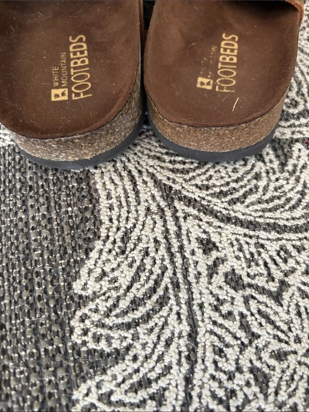 Women’s Brown Double-Buckle Slide Sandals by white mountain